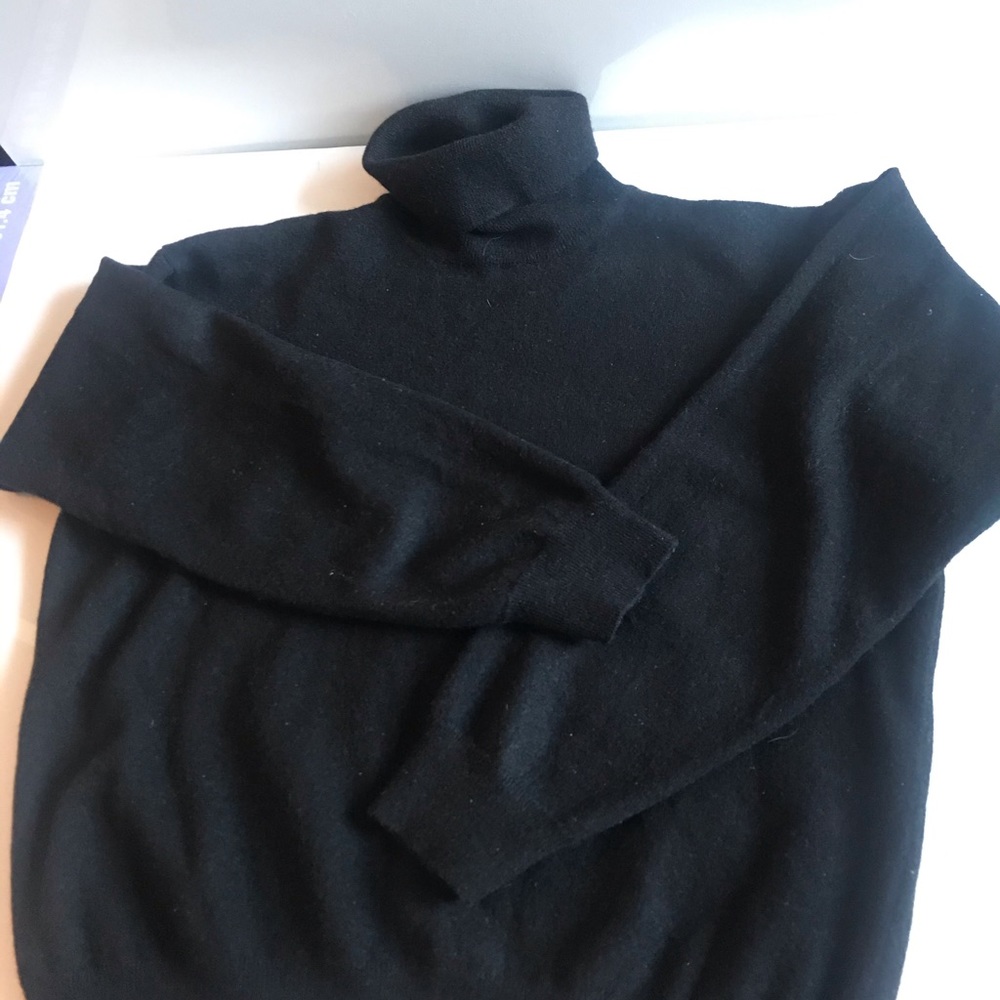 Valentino Marino Black Turtle neck With longSleeve